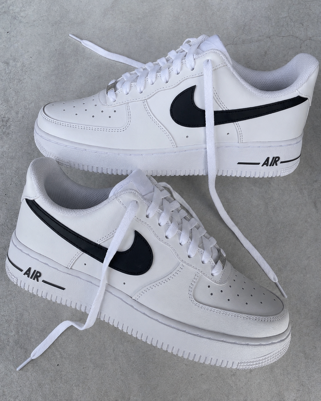 Black Swoosh Airforce 1